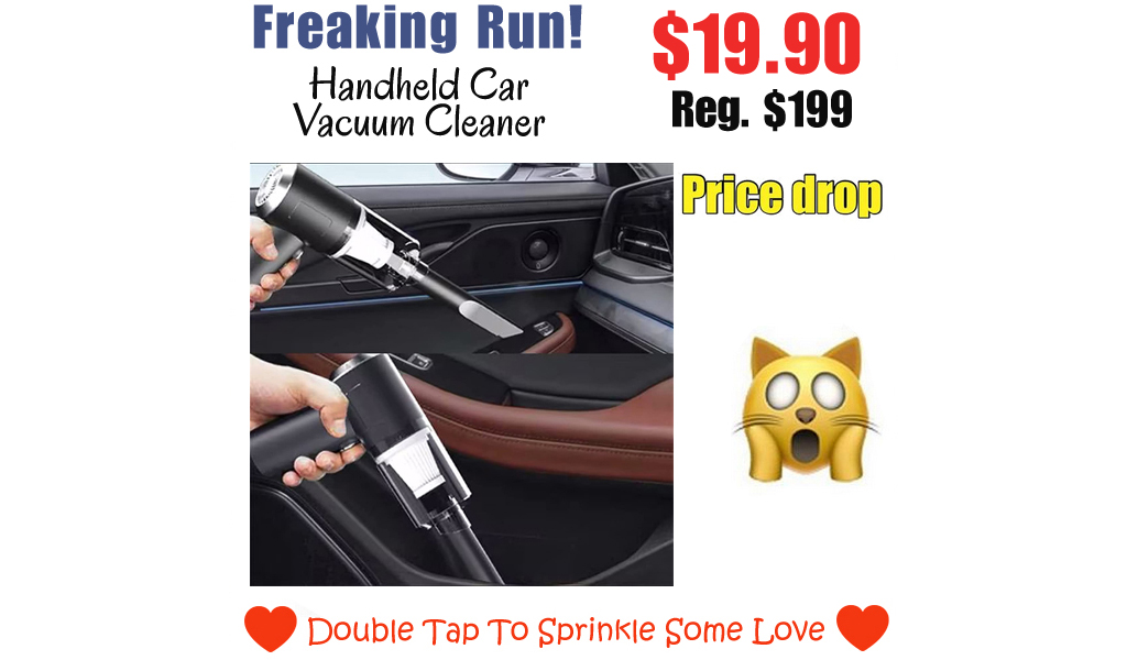 Handheld Car Vacuum Cleaner Only $19.90 Shipped on Amazon (Regularly $199)