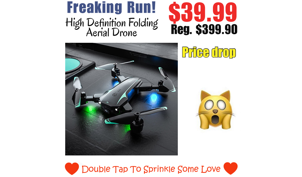 High Definition Folding Aerial Drone Only $39.99 Shipped on Amazon (Regularly $399.90)
