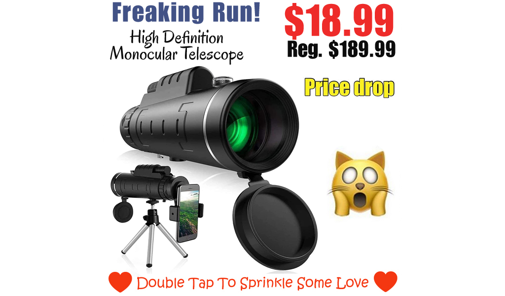 High Definition Monocular Telescope Only $18.99 Shipped on Amazon (Regularly $189.99)