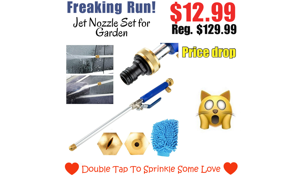 Jet Nozzle Set for Garden Only $12.99 Shipped on Amazon (Regularly $129.99)