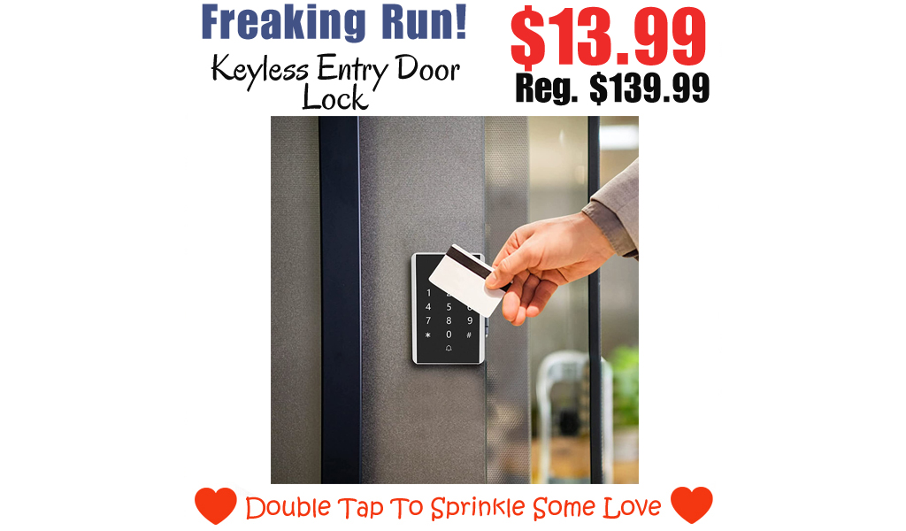 Keyless Entry Door Lock Only $13.99 Shipped on Amazon (Regularly $139.99)