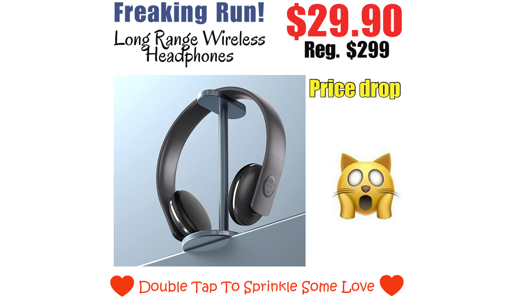 Long Range Wireless Headphones Only $29.90 Shipped on Amazon (Regularly $299)