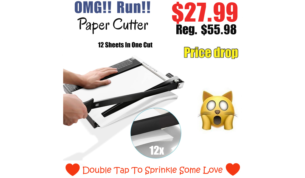 Paper Cutter Only $27.99 Shipped on Amazon (Regularly $55.98)