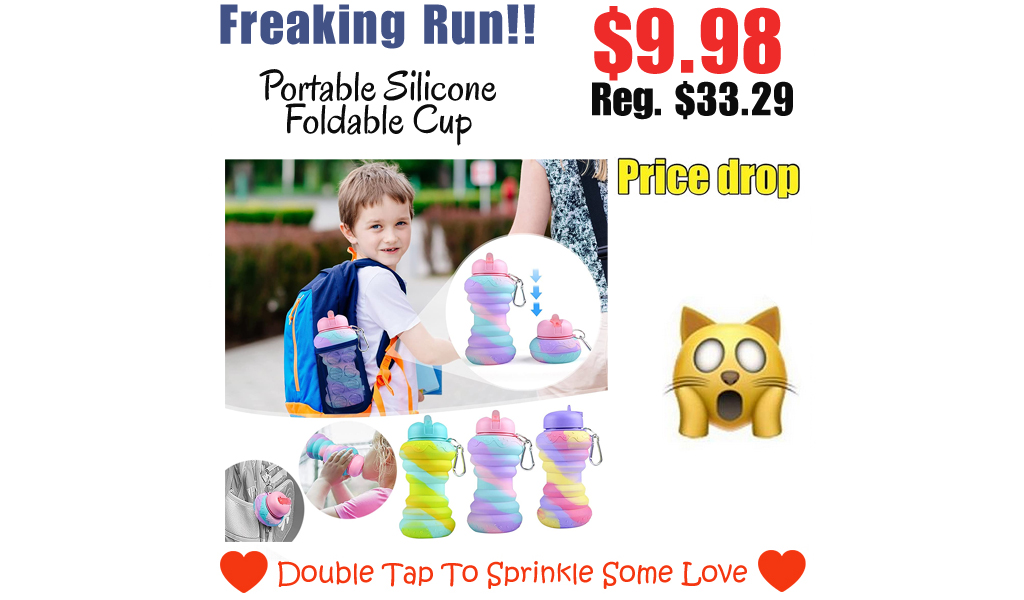 Portable Silicone Foldable Cup Only $9.98 Shipped on Amazon (Regularly $33.29)