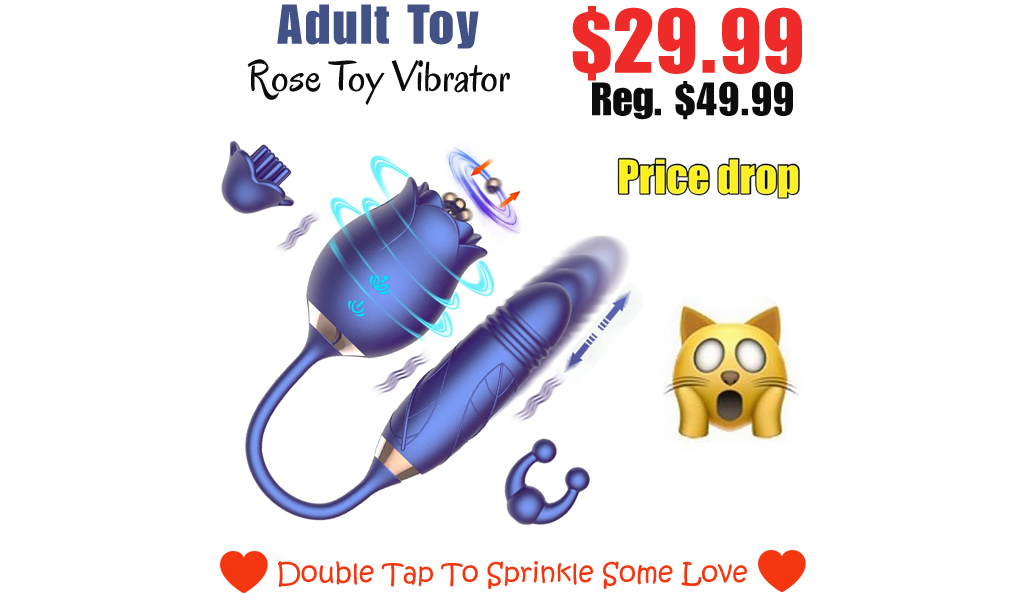 Rose Toy Vibrator Only $29.99 Shipped on Amazon (Regularly $49.99)