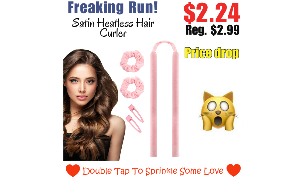 Satin Heatless Hair Curler Only $2.24 Shipped on Amazon (Regularly $2.99)