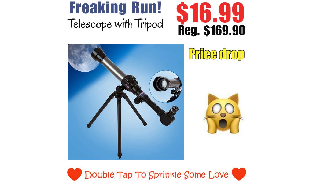 Telescope with Tripod Only $16.99 Shipped on Amazon (Regularly $169.90)