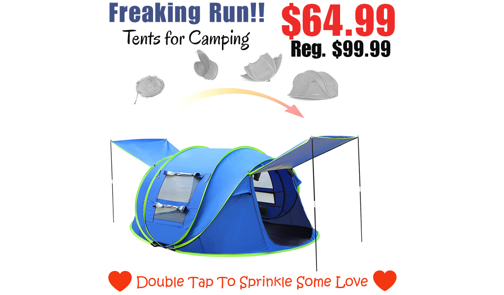 Tents for Camping Only $64.99 Shipped on Amazon (Regularly $99.99)