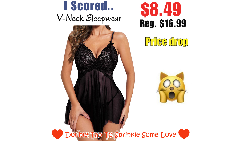V-Neck Sleepwear Only $8.49 Shipped on Amazon (Regularly $16.99)