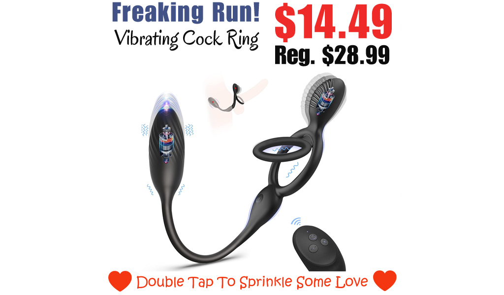 Vibrating Cock Ring Only $14.49 Shipped on Amazon (Regularly $28.99)