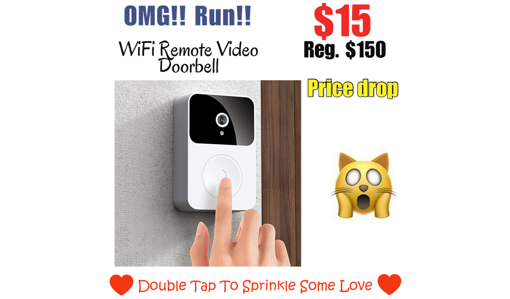 WiFi Remote Video Doorbell Only $15 Shipped on Amazon (Regularly $150)