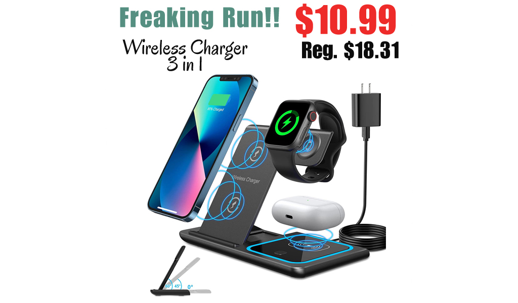 Wireless Charger 3 in 1 Only $10.99 Shipped on Amazon (Regularly $18.31)