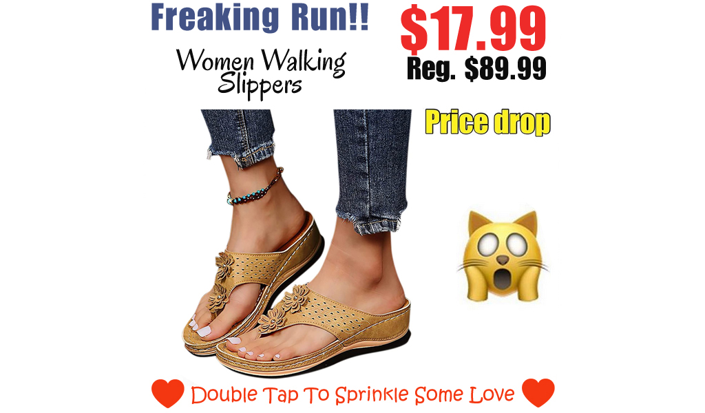 Women Walking Slippers Only $17.99 Shipped on Amazon (Regularly $89.99)