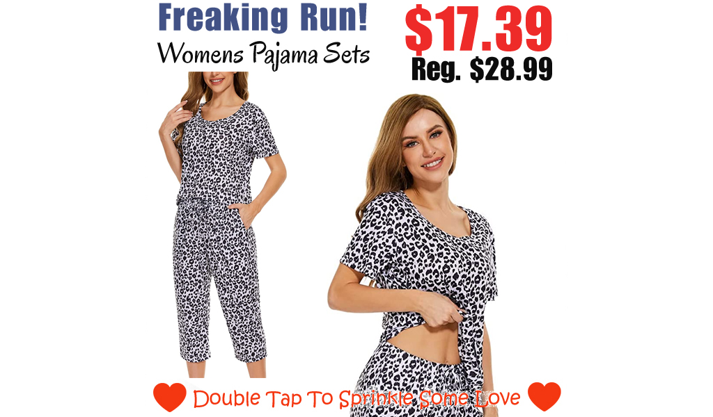 Womens Pajama Sets Only $17.39 Shipped on Amazon (Regularly $28.99)