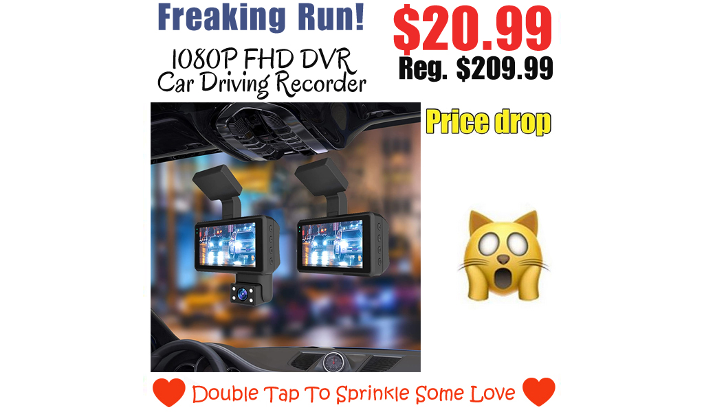 1080P FHD DVR Car Driving Recorder Only $20.99 Shipped on Amazon (Regularly $209.99)