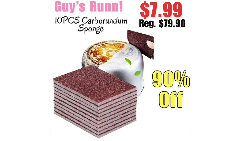 10PCS Carborundum Sponge Only $7.99 Shipped on Amazon (Regularly $79.90)