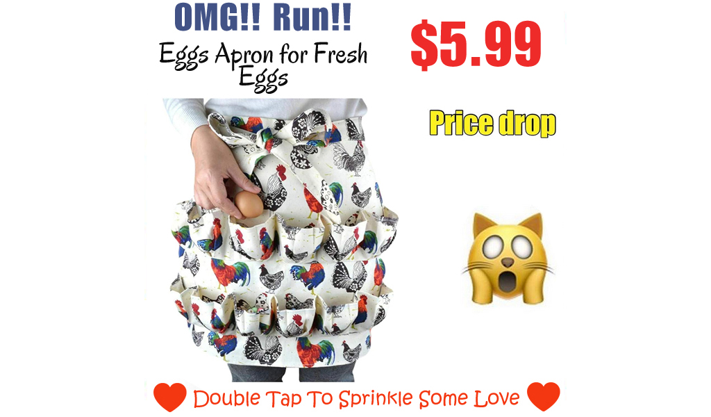 Eggs Apron for Fresh Eggs Only $5.99 Shipped on Amazon