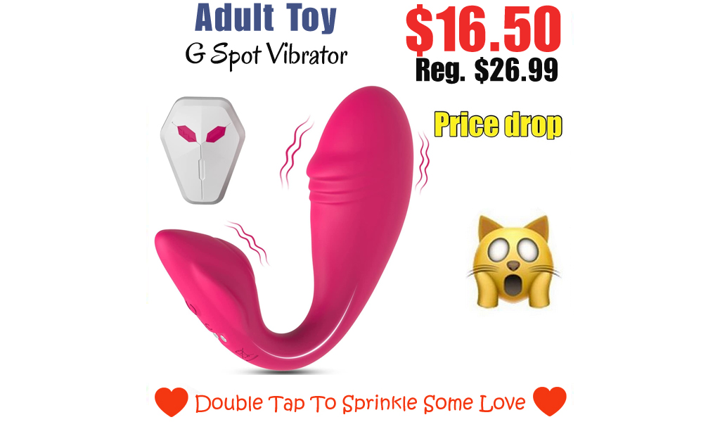 G Spot Vibrator Only $16.50 Shipped on Amazon (Regularly $26.99)