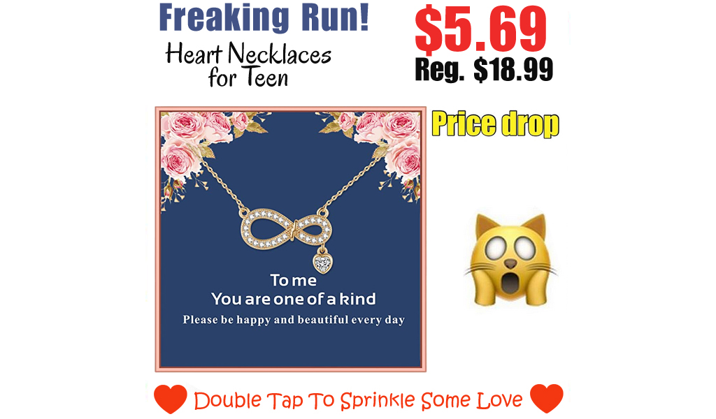 Heart Necklaces for Teen Only $5.69 Shipped on Amazon (Regularly $18.99)