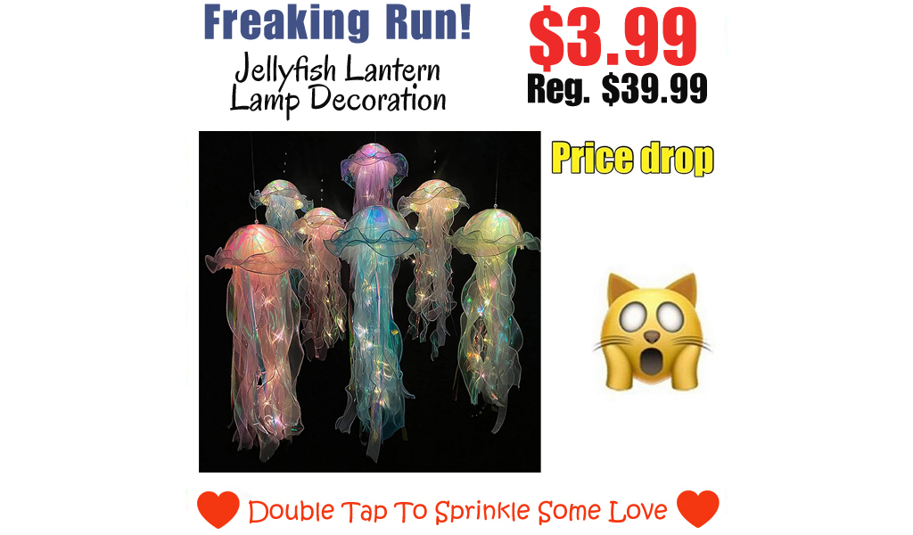 Jellyfish Lantern Lamp Decoration Only $3.99 Shipped on Amazon (Regularly $39.99)