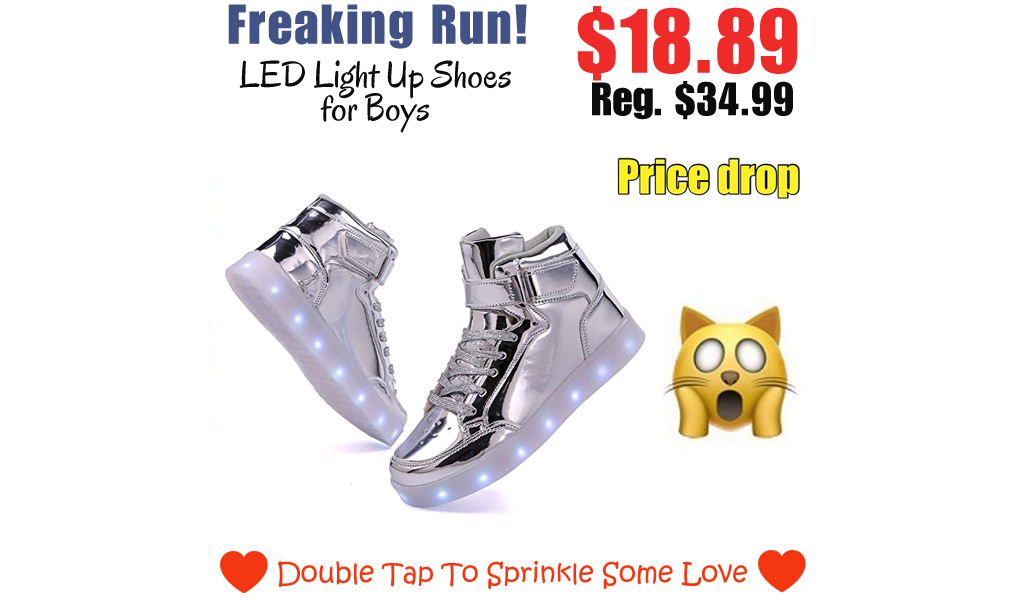 LED Light Up Shoes for Boys Only $18.89 Shipped on Amazon (Regularly $34.99)