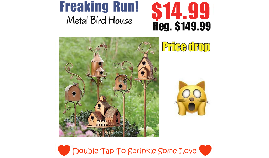Metal Bird House Only $14.99 Shipped on Amazon (Regularly $149.99)