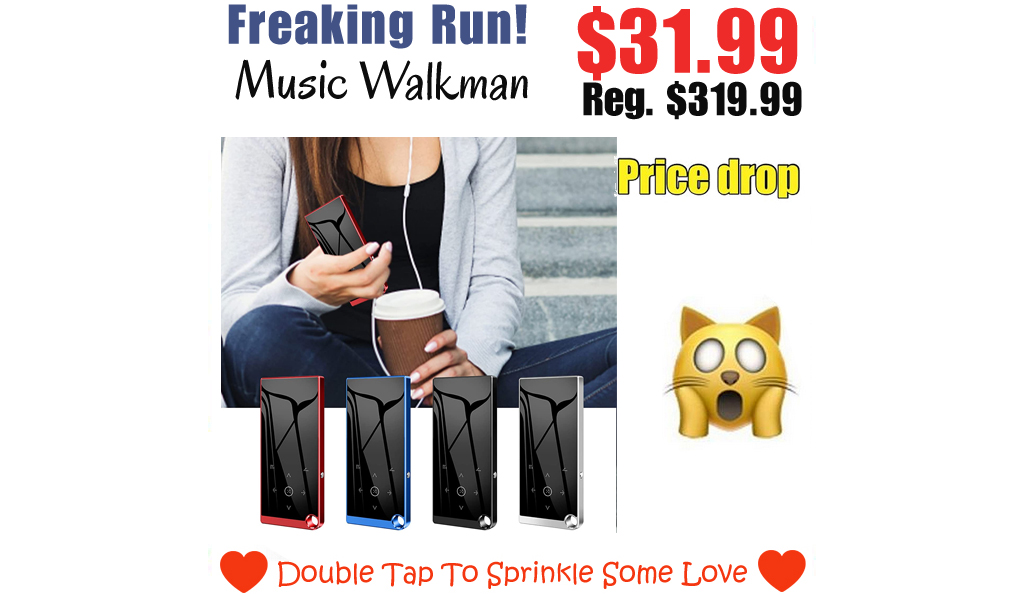 Music Walkman Only $31.99 Shipped on Amazon (Regularly 319.99)