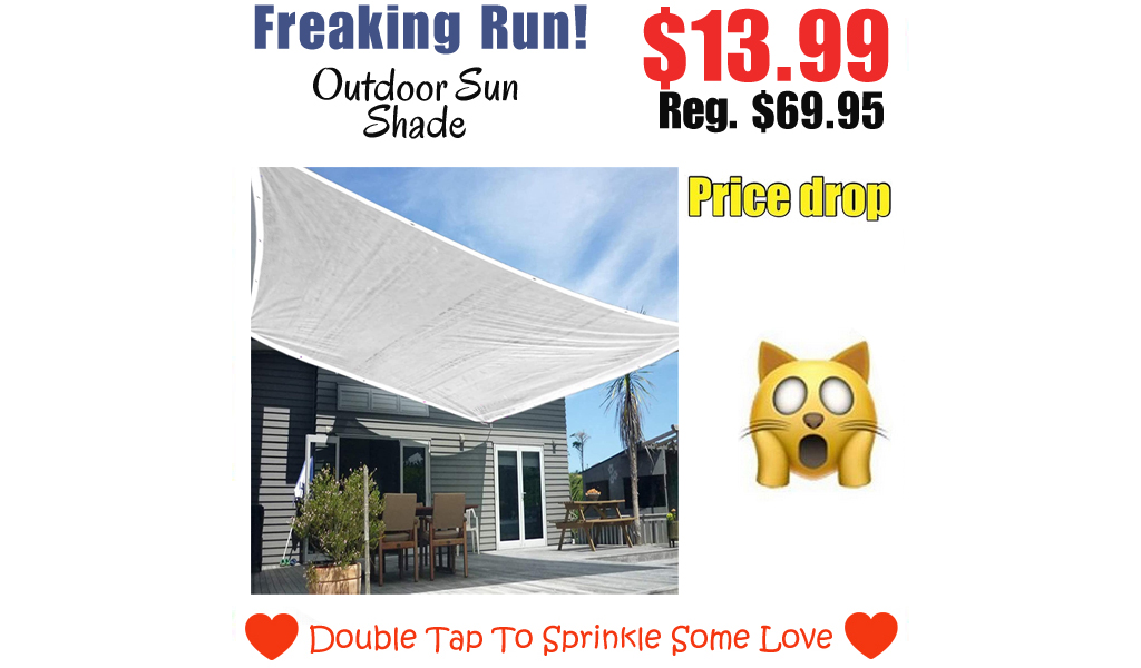 Outdoor Sun Shade Only $13.99 Shipped on Amazon (Regularly $69.95)