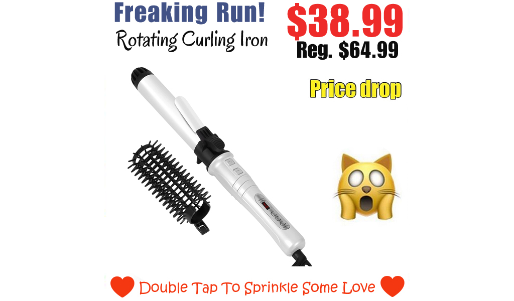 Rotating Curling Iron Only $38.99 Shipped on Amazon (Regularly 64.99)