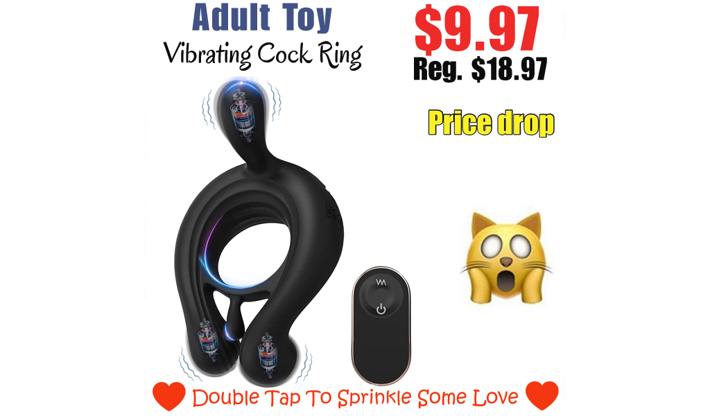 Vibrating Cock Ring Only $9.97 Shipped on Amazon (Regularly $18.97)