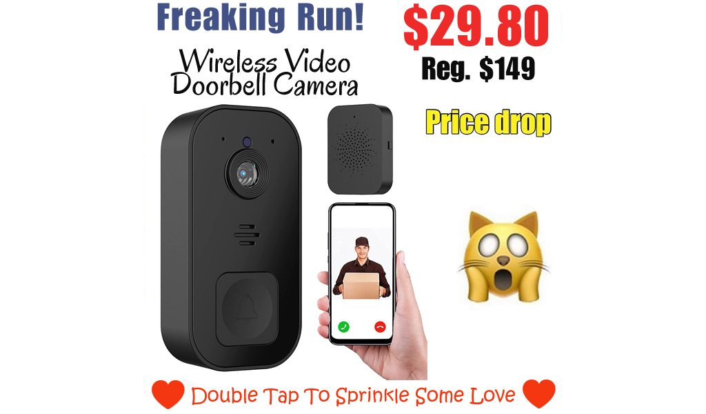 Wireless Video Doorbell Camera Only $29.80 Shipped on Amazon (Regularly $149)