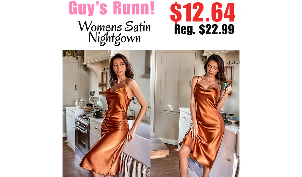 Womens Satin Nightgown Only $12.64 Shipped on Amazon (Regularly $22.99)