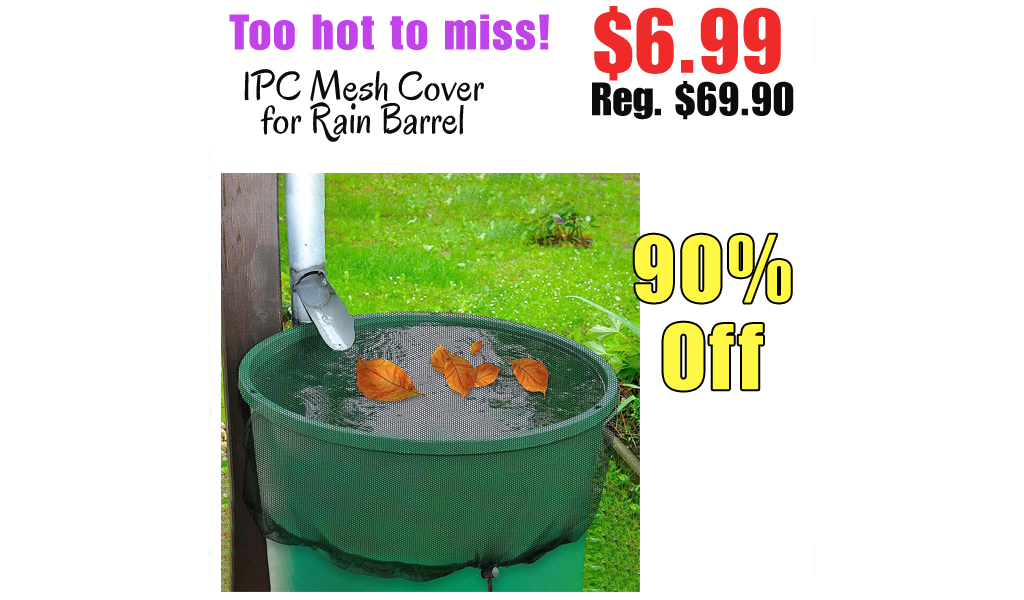 1PC Mesh Cover for Rain Barrel Only $6.99 Shipped on Amazon (Regularly $69.90)