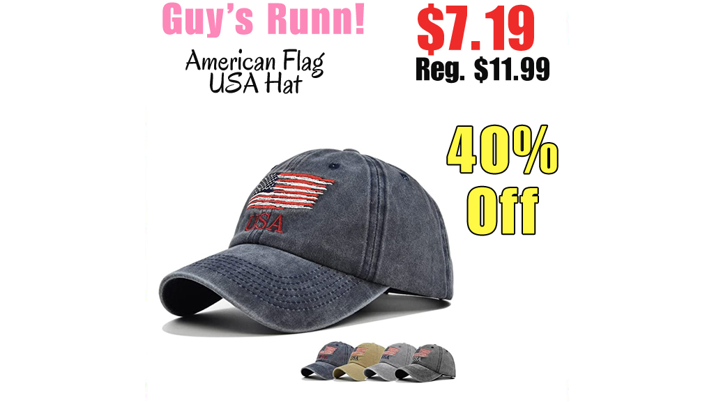 American Flag USA Hat Only $7.19 Shipped on Amazon (Regularly $11.99)