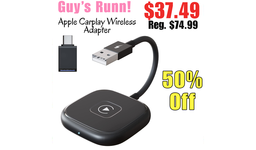 Apple Carplay Wireless Adapter Only $37.49 Shipped on Amazon (Regularly $74.99)