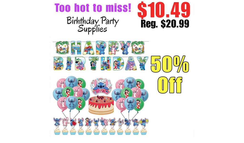 Birhthday Party Supplies Only $10.49 Shipped on Amazon (Regularly $20.99)