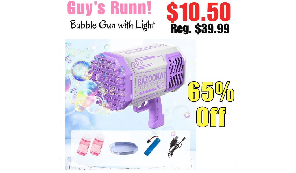 Bubble Gun with Light Only $10.50 Shipped on Amazon (Regularly $39.99)