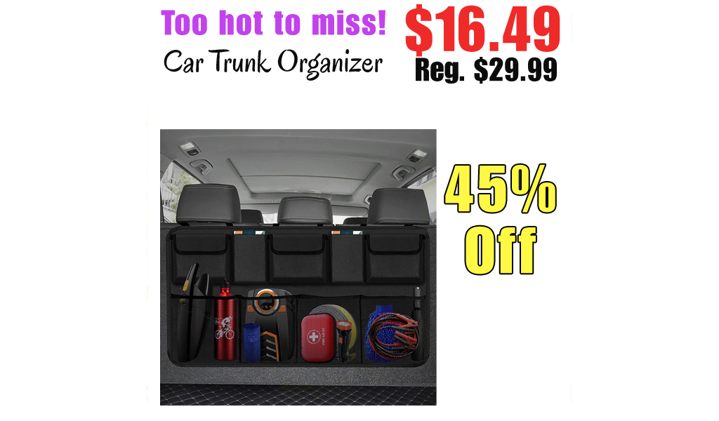 Car Trunk Organizer Only $16.49 Shipped on Amazon (Regularly $29.99)