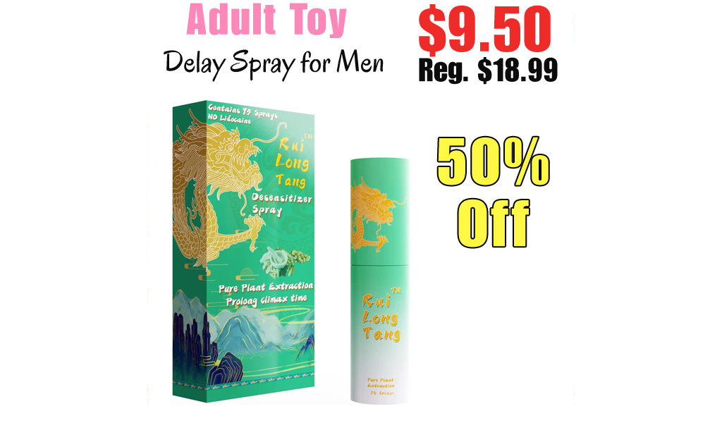 Delay Spray for Men Only $9.50 Shipped on Amazon (Regularly $18.99)