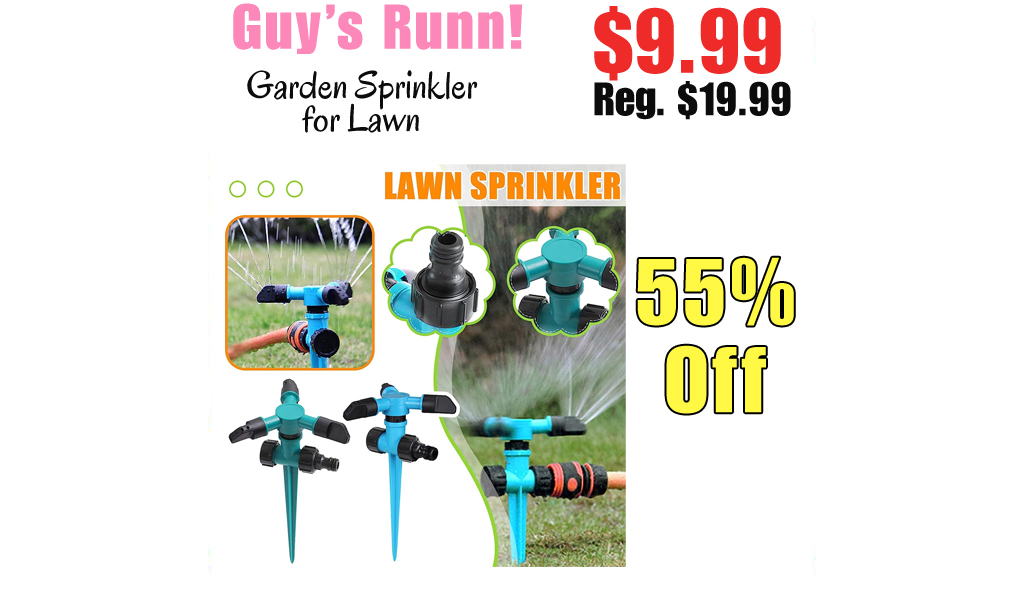 Garden Sprinkler for Lawn Only $9.99 Shipped on Amazon (Regularly $19.99)