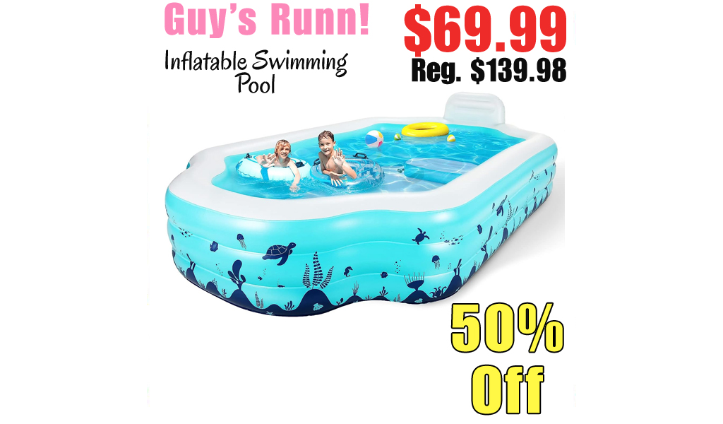Inflatable Swimming Pool Only $69.99 Shipped on Amazon (Regularly $139.98)