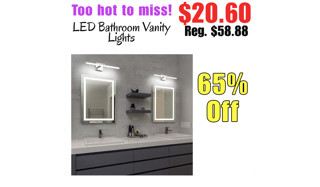 LED Bathroom Vanity Lights Only $20.60 Shipped on Amazon (Regularly $58.88)