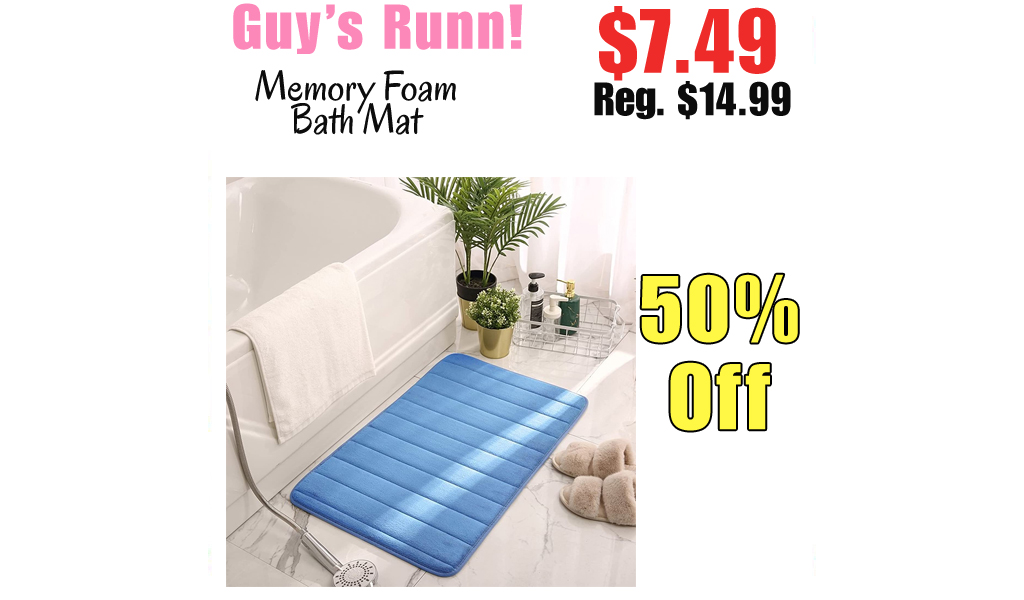 Memory Foam Bath Mat Only $7.49 Shipped on Amazon (Regularly $14.99)