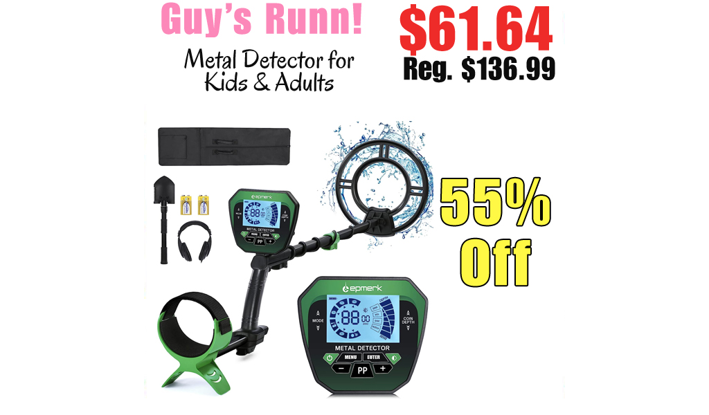 Metal Detector for Kids & Adults Only $61.64 Shipped on Amazon (Regularly $136.99)