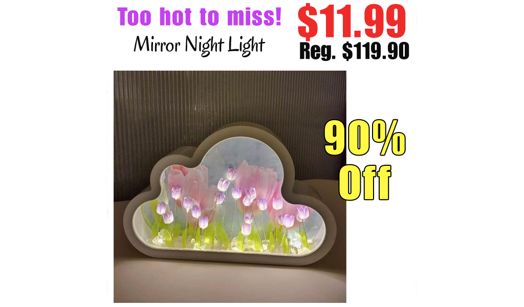 Mirror Night Light Only $11.99 Shipped on Amazon (Regularly $119.90)
