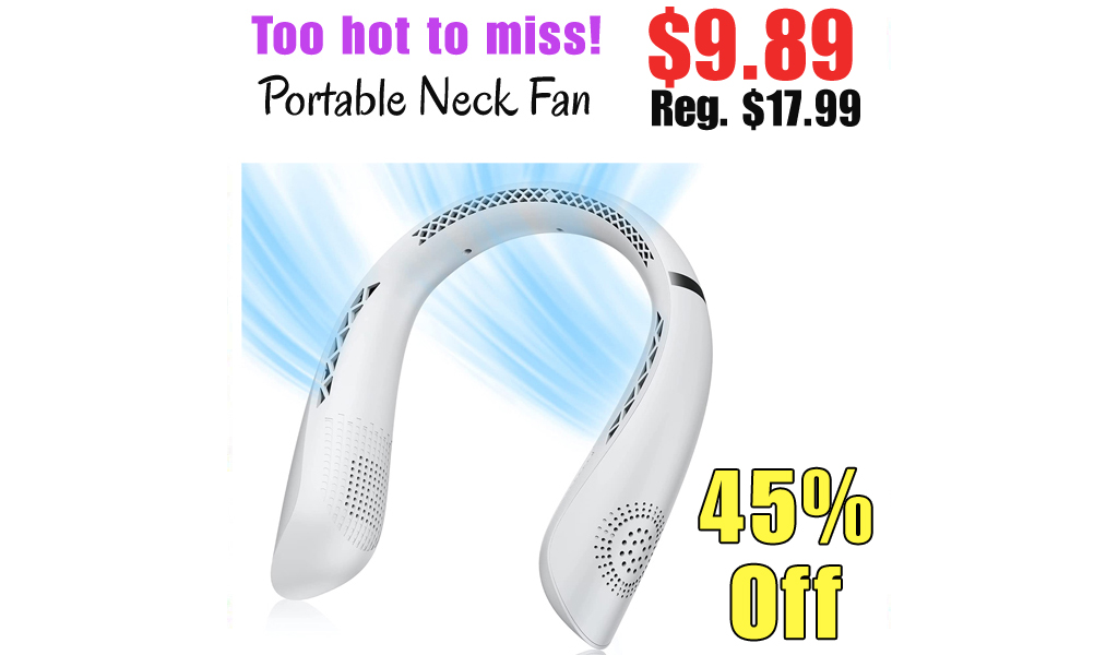 Portable Neck Fan Only $9.89 Shipped on Amazon (Regularly $17.99)