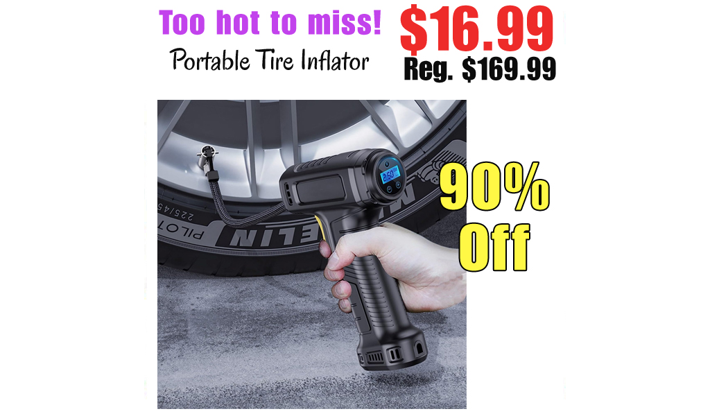 Portable Tire Inflator Only $16.99 Shipped on Amazon (Regularly $169.99)