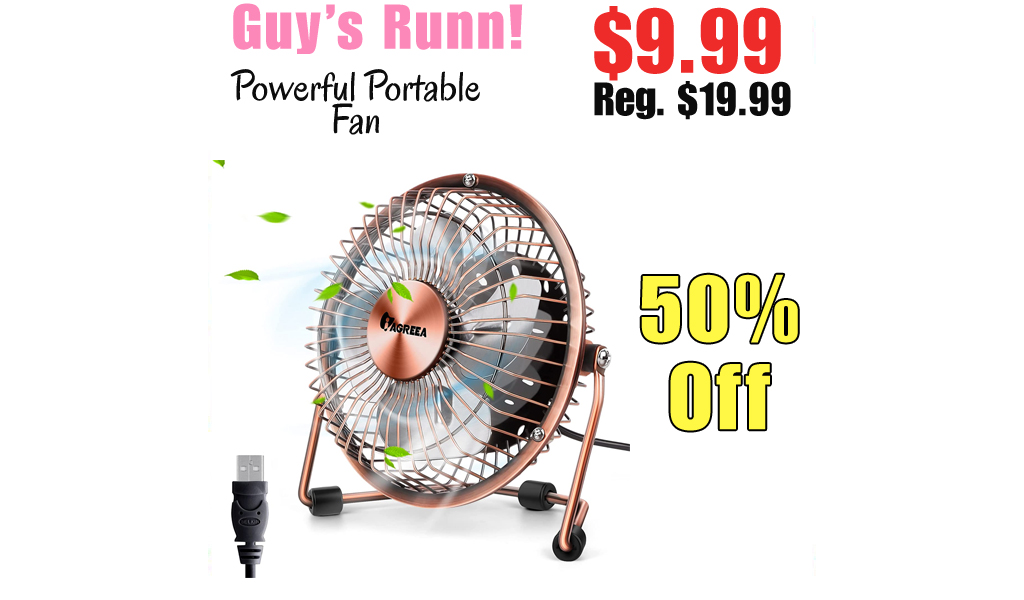 Powerful Portable Fan Only $9.99 Shipped on Amazon (Regularly $19.99)