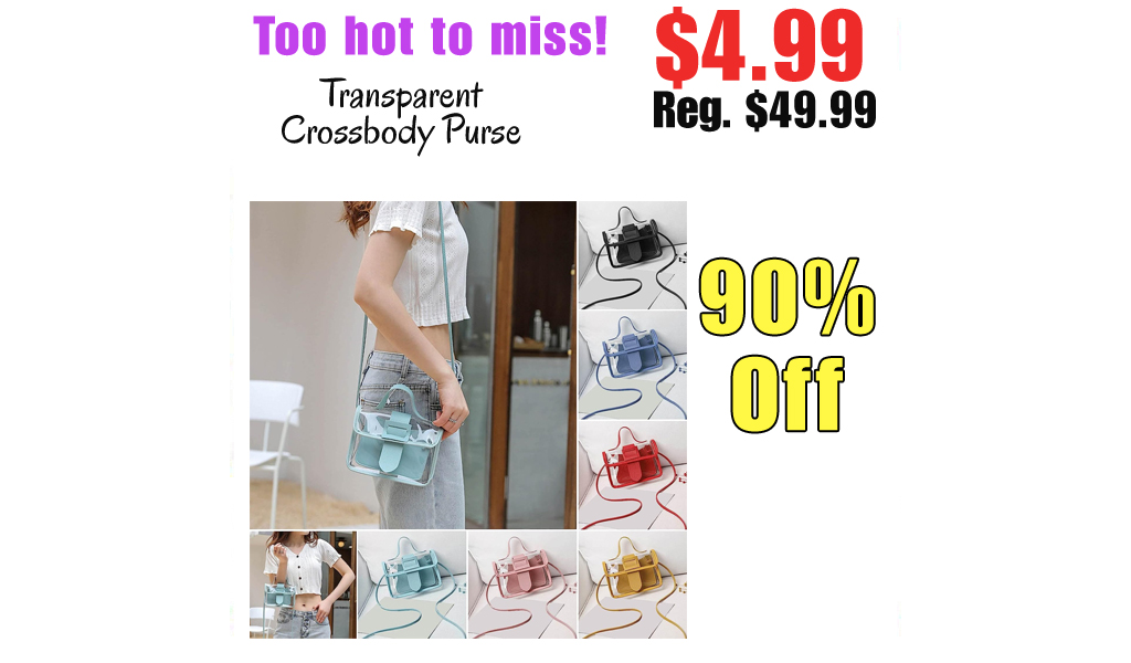 Transparent Crossbody Purse Only $4.99 Shipped on Amazon (Regularly $49.99)