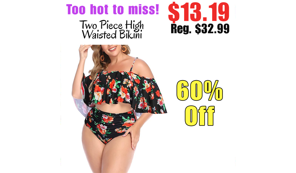 Two Piece High Waisted Bikini Only $13.19 Shipped on Amazon (Regularly $32.99)